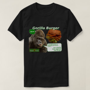 Vegan Fresh Gorilla Burger T-Shirt