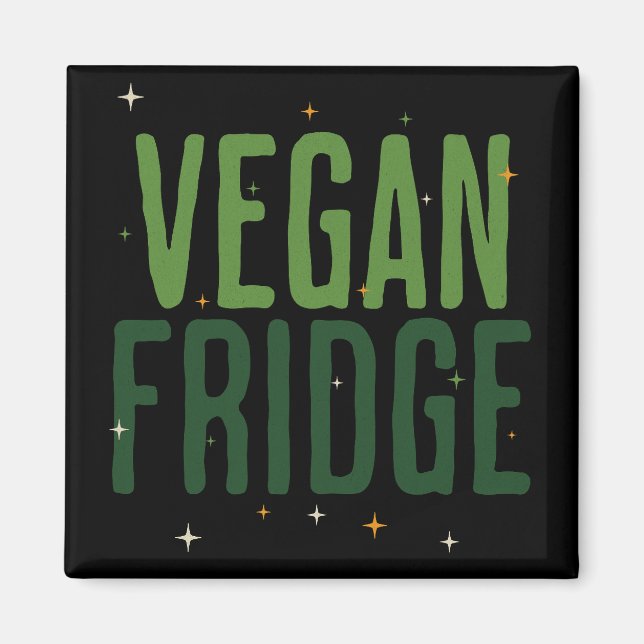 VEGAN FRIDGE  MAGNET (Front)