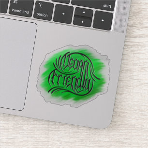 Vegan Friendly Lettering