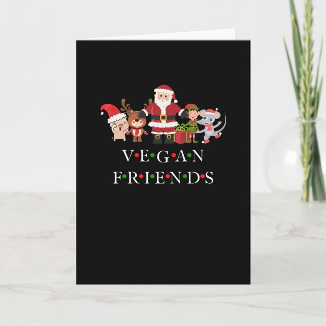 Vegan Friends - Christmas Edition Card (Front)