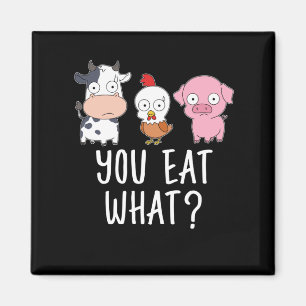 Vegan Gift Vegetarian Gifts Plant Funny Vegan Magnet