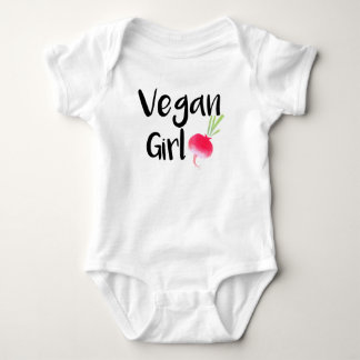 "Vegan Girl" beets baby Bodysuit