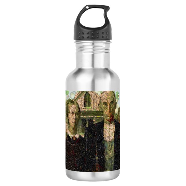 Vegan Gothic Fine Art Spoof 710 Ml Water Bottle (Front)