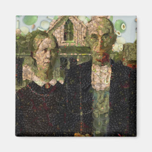Vegan Gothic Fine Art Spoof Magnet