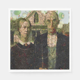 Vegan Gothic Fine Art Spoof Napkin