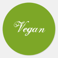 Vegan. Green. Slogan. Custom