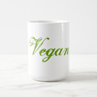 Vegan. Green. Slogan. Custom
