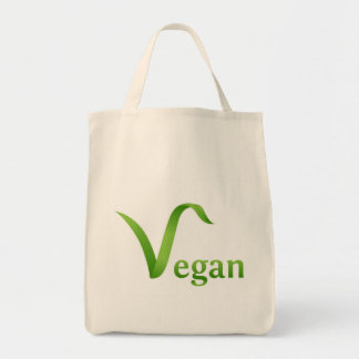 Vegan Grocery Tote Bag