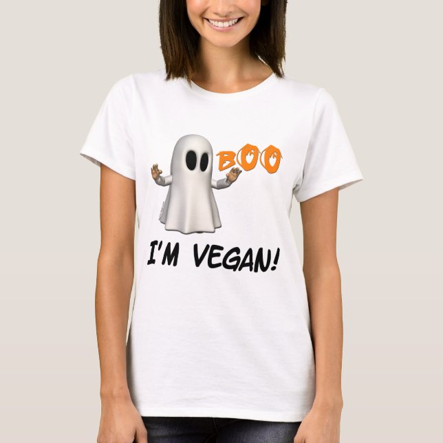 Vegan Halloween T-shirt (Front)