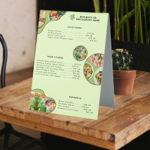 Vegan Healthy Foods Professional Price Menu List 