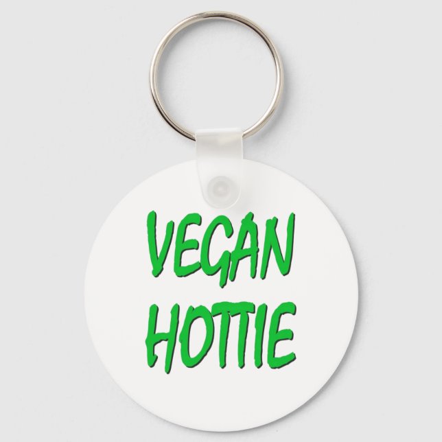 VEGAN HOTTIE Keychain (Front)