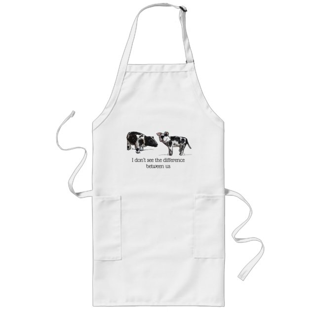 Vegan - I don't see the difference Long Apron (Front)