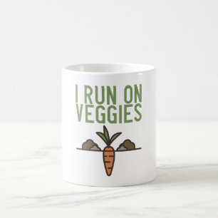 Vegan - I Run On Veggies Coffee Mug