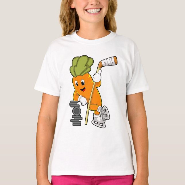 Vegan Ice hockey Ice hockey stick T-Shirt (Front)