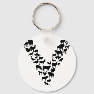 Vegan Key Ring