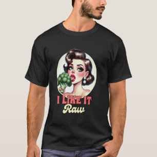 Vegan Life Vegetarian Broccoli Plant Based I Like T-Shirt