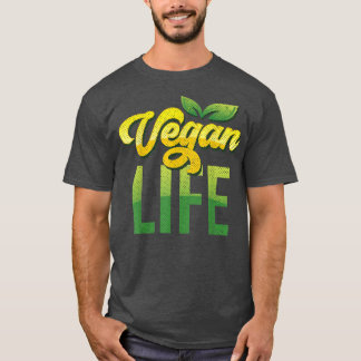 Vegan Life Vegetarians Plant Based Broccoli  T-Shirt