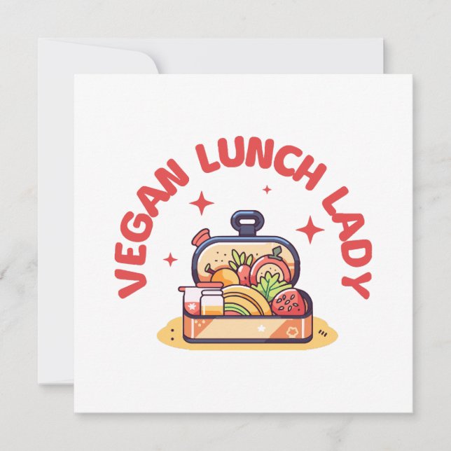 VEGAN LUNCH LADY’S INVITATION (Front)