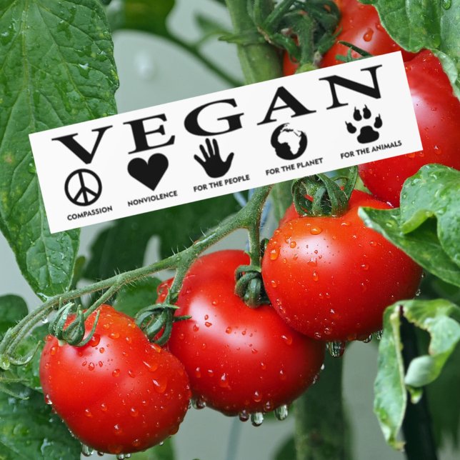 Vegan Mean, Car Sticker (Creator Uploaded)