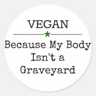 Vegan Message Sticker