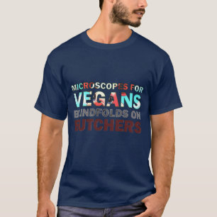 Vegan Microscope - Butcher Blindfold T-Shirt