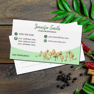 Vegan Nutritionist Professional Card