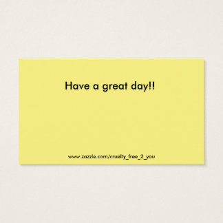 Vegan Outreach Thank You Cards