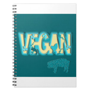 Vegan Paper Cut Out Notebook