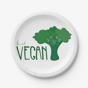 vegan paper plate