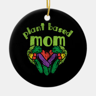 Vegan - Plant Based Mum Ceramic Ornament