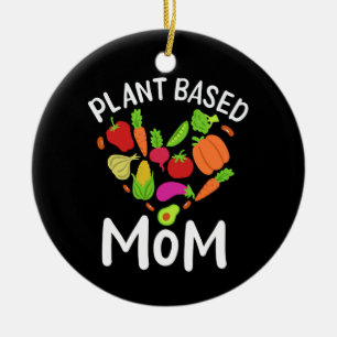 Vegan - Plant Based Mum Ceramic Ornament