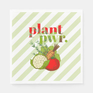 Vegan Plant Power Napkin