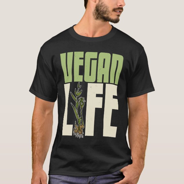Vegan plants nutrition greens food Salad Food  7 T-Shirt (Front)