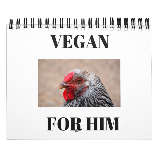 Vegan@ por él | Vegan for him Calendar (Cover)