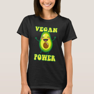 Vegan Power Avocado Vegetables Health Vegetarian O T-Shirt