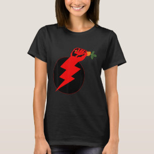 Vegan Power Carrot Weightlifting Gym Strengthsport T-Shirt