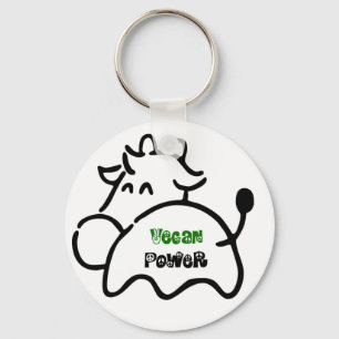Vegan Power Key Ring