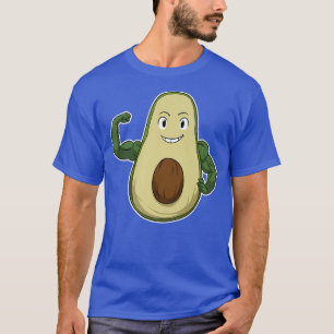 Vegan Power Vegetarian Plant Avocado Bodybuilding T-Shirt