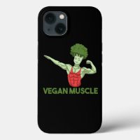 Vegan Power Vegetarian Plant Broccoli Bodybuilding