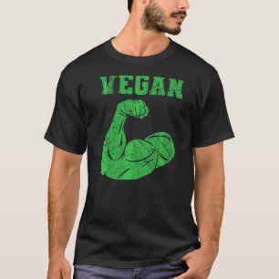 Vegan Power Vegetarian Plant Muscle Bodybuilding W T-Shirt