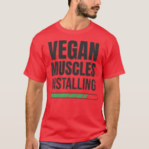 Vegan Power Vegetarian Plant Muscle Bodybuilding W T-Shirt