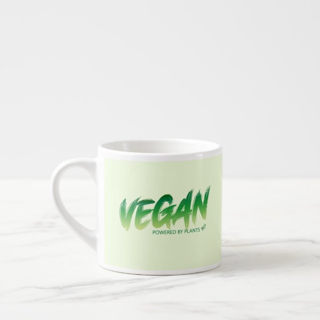 Vegan - Powered by Plants Espresso Cup (Left)