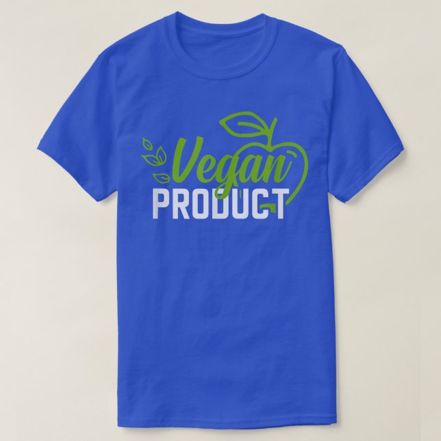 Vegan Product Cool Organic PlantBased Diet Vegetar T-Shirt (Design Front)