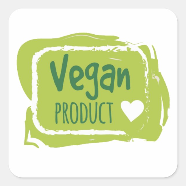 Vegan Product Label (Front)