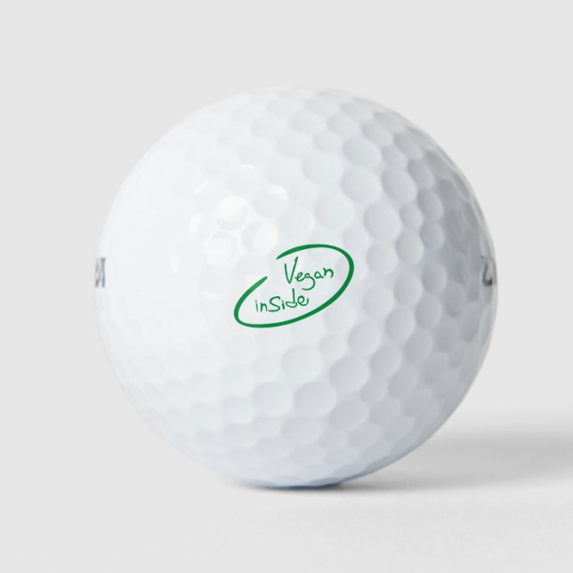 Vegan products golf balls (Front)