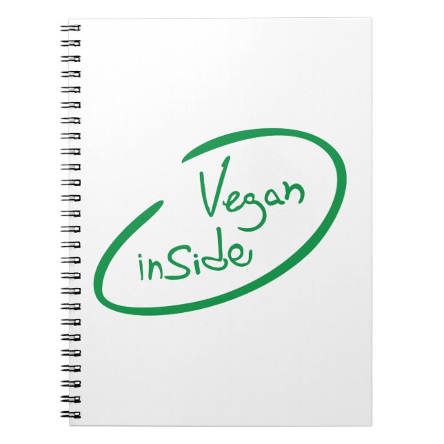 Vegan products notebook (Front)