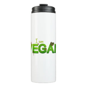 Vegan Psd Healthy Attitude Way Of Life Nourishment Thermal Tumbler
