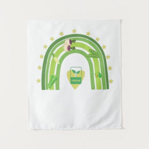 vegan rainbow T-Shirt Tapestry
