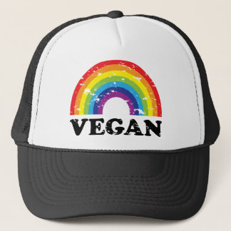 Vegan Rainbow Trucker Hat