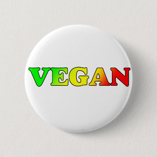 Vegan Rasta 6 Cm Round Badge